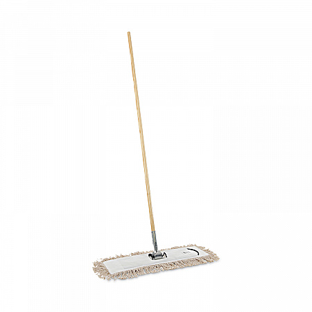 Cotton Dry Mopping Kit, 24 x 5 Natural Cotton Head, 60