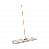 Cotton Dry Mopping Kit, 36 x 5 Natural Cotton Head, 60" Natural Wood Handle (M365C)