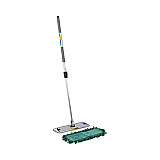 Microfiber Cleaning Kit, 18" Blue/Green Microfiber Head, 35" to 60" Gray Aluminum Handle (MFKIT)