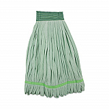 Microfiber Looped-End Wet Mop Head, Large, Green, 12/Carton (MWTLGCT)