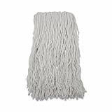 Banded Rayon Cut-End Mop Heads, #24, White, 1.25" Headband, 12/Carton (RM03024S)
