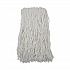 Banded Rayon Cut-End Mop Heads, #24, White, 1.25
