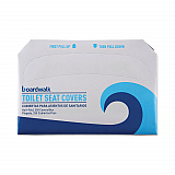 Premium Half-Fold Toilet Seat Covers, 14.17 x 16.73, White, 250/Sleeve, 4 Sleeves/Carton (K1000B)