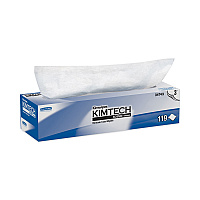Kimwipes Delicate Task Wipers, 3-Ply, 11.8 x 11.8, Unscented, White, 100/Box, 15 Boxes/Carton (34743)