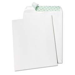 Quality Park Tech-No-Tear Catalog Envelope, #10 1/2, Cheese Blade Flap, Self-Adhesive Closure, 9 x 12, White, 100/Box (77390)