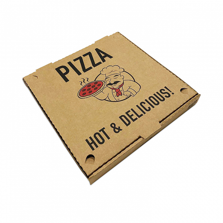 Pizza Boxes, 10 x 10 x 2, Brown, Paper, 50/Pack (661631253304)
