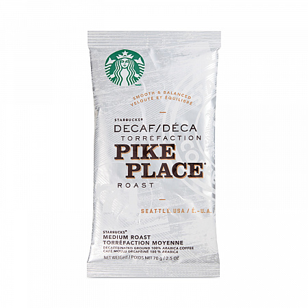 Coffee, Pike Place Decaf, 2.5 oz Packet, 72/Carton (11023061CT)