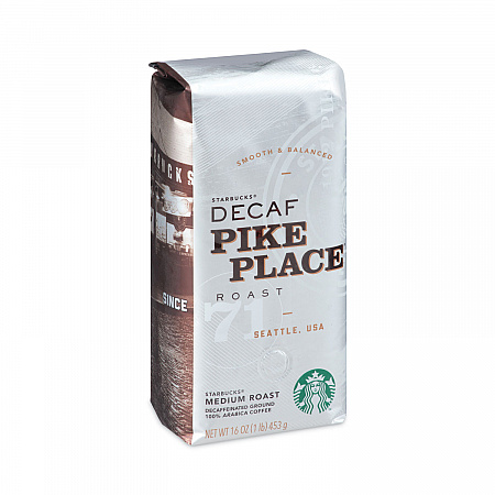 Coffee, Pike Place Decaf, 1 lb Bag, 6/Carton (11029358CT)
