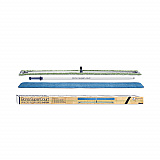 SuperCourt Athletic Floor Care System, 60" Microfiber Head, 66" Silver/Blue Aluminum Handle (WM710013471)