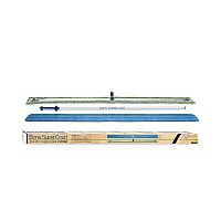 SuperCourt Athletic Floor Care System, 60" Microfiber Head, 66" Silver/Blue Aluminum Handle (WM710013471)