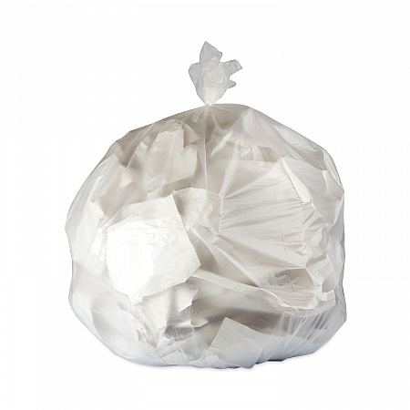 High-Density Waste Can Liners, 56 gal, 22 mic, 43