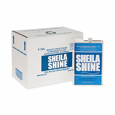 Stainless Steel Cleaner and Polish, 1 gal Can, 4/Carton (4CT)