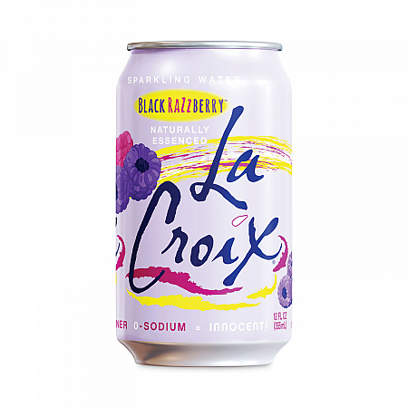 Sparkling Water, Black Razzberry, 12 oz Can, 12 Cans/Pack, 2 Packs/Carton (NAV40112)