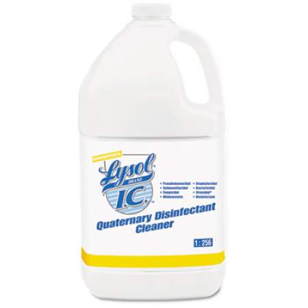 LYSOL I.C. Quaternary Disinfectant Cleaner, 1gal Bottle, 4/Carton (74983CT)