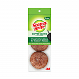 Metal Scrubbing Pads, 2.25 x 2.75, Copper, 3/Pack, 8 Packs/Carton (213C)
