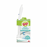 Toilet Scrubber Starter Kit, 1 Handle and 5 Scrubbers, White/Blue (558SK4NP)