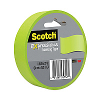 Expressions Masking Tape, 3" Core, 0.94" x 20 yds, Lemon Lime (3437GRN)