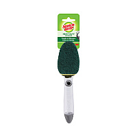 Soap-Dispensing Dishwand, 2.5 x 9.5, Yellow/Green (6504EA)