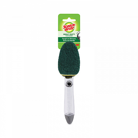 Soap-Dispensing Dishwand, 2.5 x 9.5, Yellow/Green (6504EA)