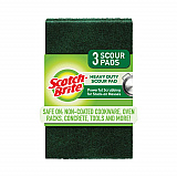 Heavy-Duty Scouring Pad, 3.8 x 6, Green, 10/Carton (22310CT)