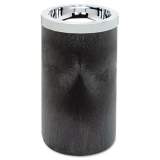Rubbermaid Commercial Smoking Urn with Metal Ashtray Top, 19.5h x 11.5 dia, Black (258500BLA)