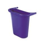 Rubbermaid Commercial Wastebasket Recycling Side Bin, Attaches Inside or Outside, 4.75 qt, Blue (295073BE)