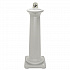 GroundsKeeper Tuscan Receptacle, 22.05 gal, 13 dia x 38.38h, Sandstone (9W300SST)