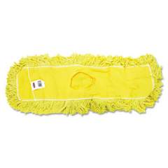Rubbermaid Commercial Trapper Commercial Dust Mop, Looped-end Launderable, 5" x 24", Yellow (J15300YEL)