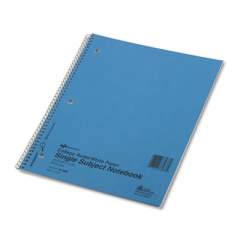 National Single-Subject Wirebound Notebooks, 1 Subject, Medium/College Rule, Blue Cover, 11 x 8.88, 50 Sheets (33986)