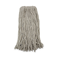 Premium Cut-End Wet Mop Heads, Cotton, 20 oz, White, 12/Carton (220CCT)