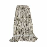 Pro Loop Web/Tailband Wet Mop Head, Cotton, 24 oz, White, 12/Carton (424CCT)