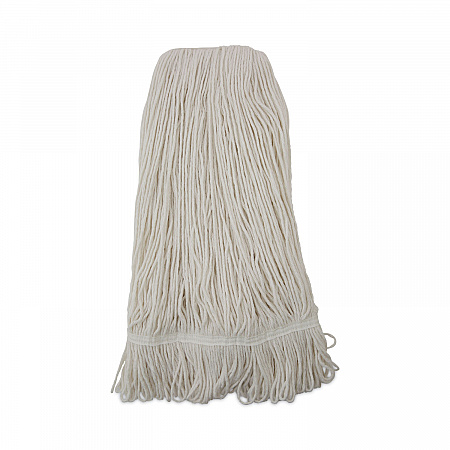Pro Loop Web/Tailband Wet Mop Head, Rayon, 24 oz, White (424REA)