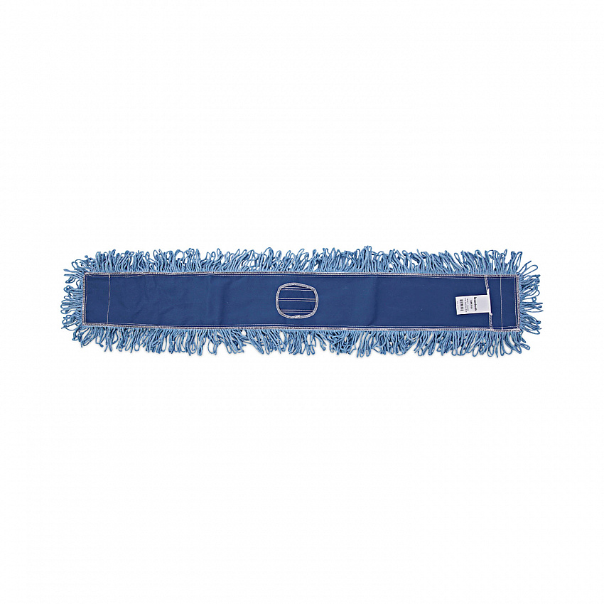 Dust Mop Head, Cotton/Synthetic Blend, 48" x 5", Blue (1148)