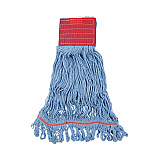 Pro Loop Web/Tailband Mop Head, Cotton/Polyester/Rayon, Large, Blue, 12/Carton (1800LBDZ)