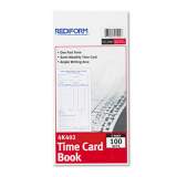 Rediform Employee Time Card, Semi-Monthly, 4-1/4 x 8, 100/Pad (4K402)