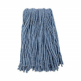 Mop Head, Standard Head, Cotton/Synthetic Fiber, Cut-End, #16., Blue (2016B)