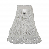 Pro Loop Web/Tailband Wet Mop Head, Rayon, #24 Size, White, 12/Carton (4024RCT)