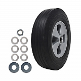 Tilt Truck Wheels, 500 lb Weight Capacity, 12" Wheel, Black (1013L1)