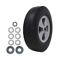 Tilt Truck Wheels, 500 lb Weight Capacity, 12" Wheel, Black (1013L1)