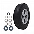 Tilt Truck Wheels, 500 lb Weight Capacity, 12