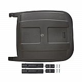 50 Gallon Rollout Container Replacement Lid, 24 x 28.5 x 2.5, Black (FG9W27L2BLA)