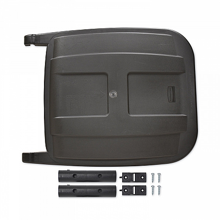 50 Gallon Rollout Container Replacement Lid, 24 x 28.5 x 2.5, Black (FG9W27L2BLA)