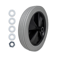 Tilt Truck Wheels, 300 lb Weight Capacity, 12" Wheel, Gray (FG1011L10000)