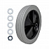 Tilt Truck Wheels, 300 lb Weight Capacity, 12