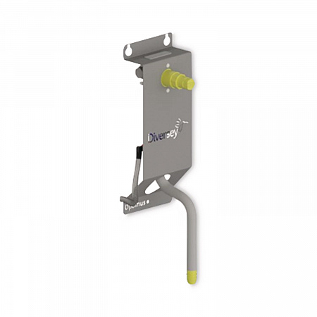 Optimus Low Flow Single Button Dispenser, 6.27 x 4.03 x 13.13, Gray (D1228188)