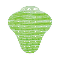 ekcoscreen Urinal Screens, Apple Scent, Green, 12/Carton (EKS2G12)
