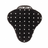 ekcoscreen Urinal Screens, Mint Scent, Black, 12/Carton (EKS7BK12)