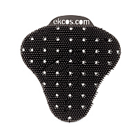ekcoscreen Urinal Screens, Mint Scent, Black, 12/Carton (EKS7BK12)