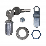 Replacement Lock and Keys for Housekeeping Carts, Silver (FG6191L10000)
