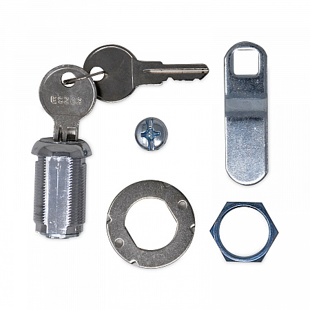 Replacement Lock and Keys for Housekeeping Carts, Silver (FG6191L10000)